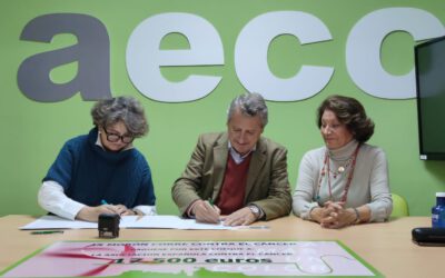 Convenio de Colaboración entre Asociación Empresarios de Morón y la Asociación Española Contra el Cáncer de Sevilla